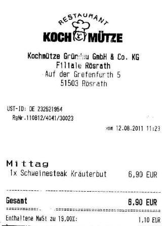 fdhf Hffner Kochmtze Restaurant